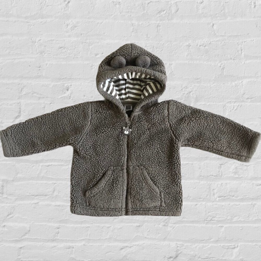 Carter’s Bear Ears Sherpa Fleece Zip Hoodie Jacket